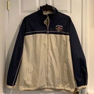 NWOT NEWPORT RI Men’s Navy Windbreaker Lightweight Boating Golf Jacket XL